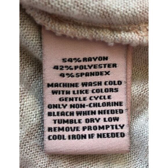 Juicy Couture Heathered Pink Sweater Top Womens M Twist Front Long Sleeve y2k - Picture 4 of 6